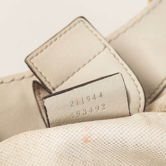 Gucci Sukey Guccissima Beige Leather Tote - Picture 14 of 14
